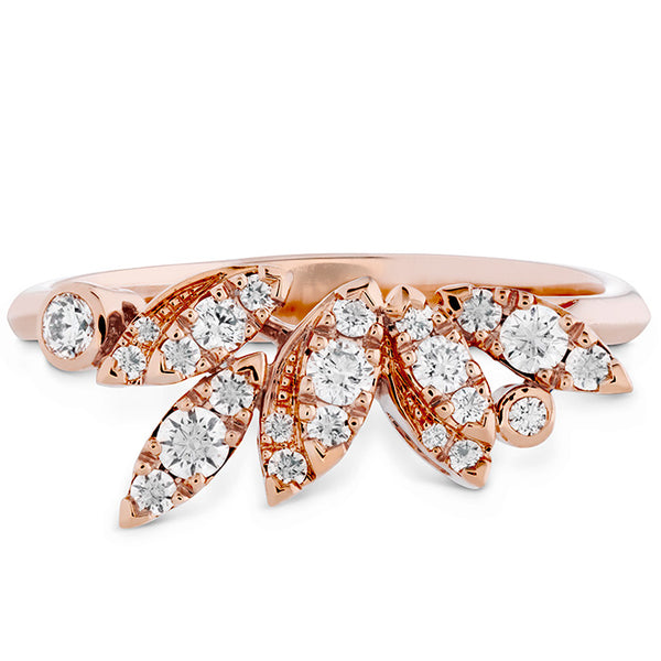 Hearts On Fire White Feathers Diamond Ring