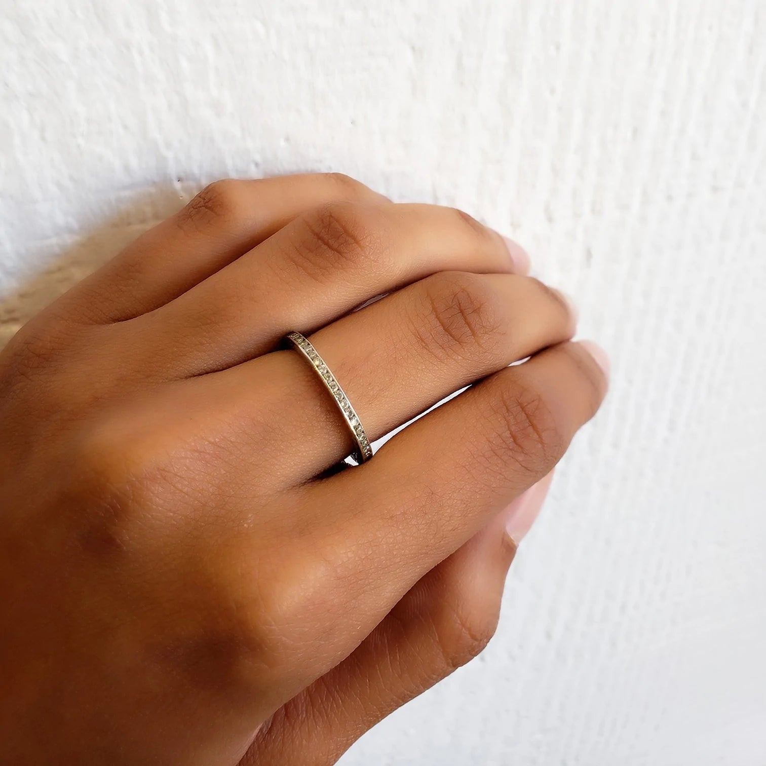 Mariposa Stackable Simple Elegance Channel Set Ring