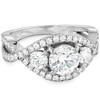 Hearts On Fire Significance Three Stone Diamond Engagement Ring