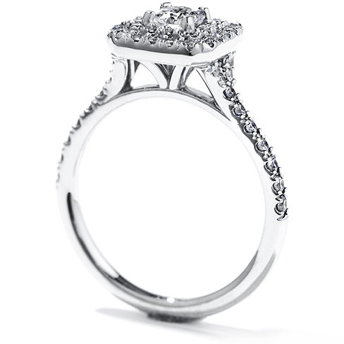 Hearts On Fire Transcend Double Halo Dream Engagement Ring