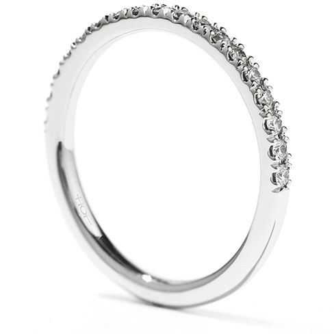 Hearts On Fire Transcend Double Halo Wedding Band
