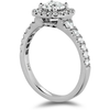 Hearts On Fire Transcend Premier Custom Halo Diamond Engagement Ring