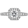 Hearts On Fire Transcend Premier Dream Halo Diamond Engagement Ring