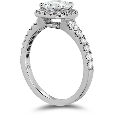 Hearts On Fire Transcend Premier Dream Halo Diamond Engagement Ring