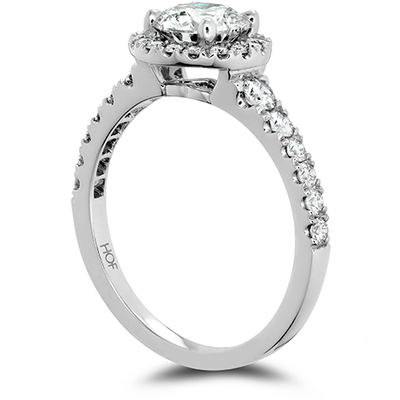Hearts On Fire Transcend Premier Halo Diamond Engagement Ring