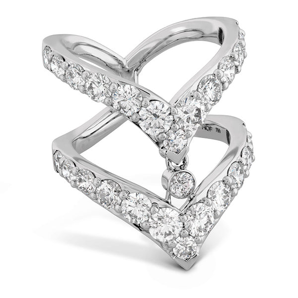 Hearts On Fire Triplicity Double Pointed Diamond Ring