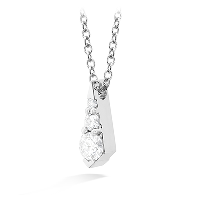 Hearts On Fire Triplicity Drop Diamond Necklace