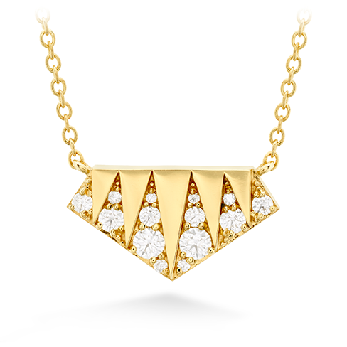 Hearts On Fire Triplicity Golden Diamond Necklace