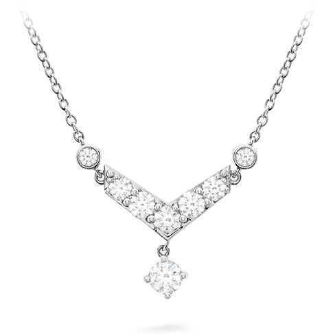 Hearts On Fire Triplicity Pointed Diamond Necklace