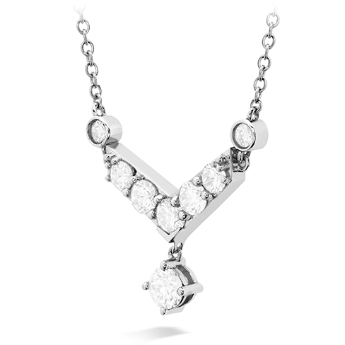 Hearts On Fire Triplicity Pointed Diamond Necklace