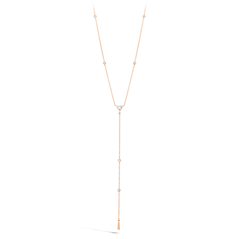 Hearts On Fire Triplicity Triangle Lariat Necklace