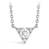 Hearts On Fire Triplicity Triangle Pendant Necklace