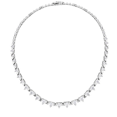 Hearts On Fire Triplicity Space Diamond Line Necklace