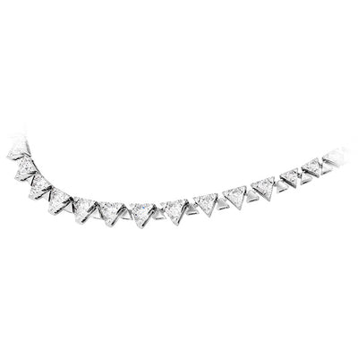 Hearts On Fire Triplicity Space Diamond Line Necklace
