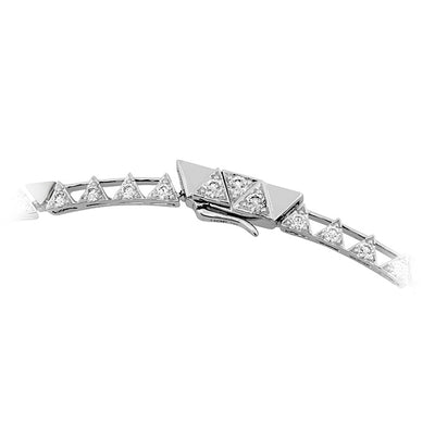 Hearts On Fire Triplicity Space Diamond Line Necklace