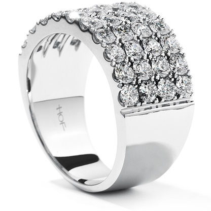 Hearts On Fire Truly Classic Four-Row Right Hand Diamond Ring