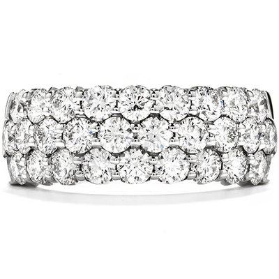 Hearts On Fire Truly Triple Row Right Hand Diamond Ring