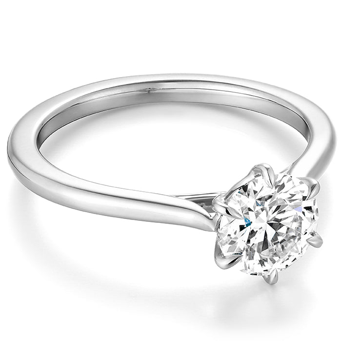 Hearts On Fire Camilla 6 Prong Diamond Engagement Ring