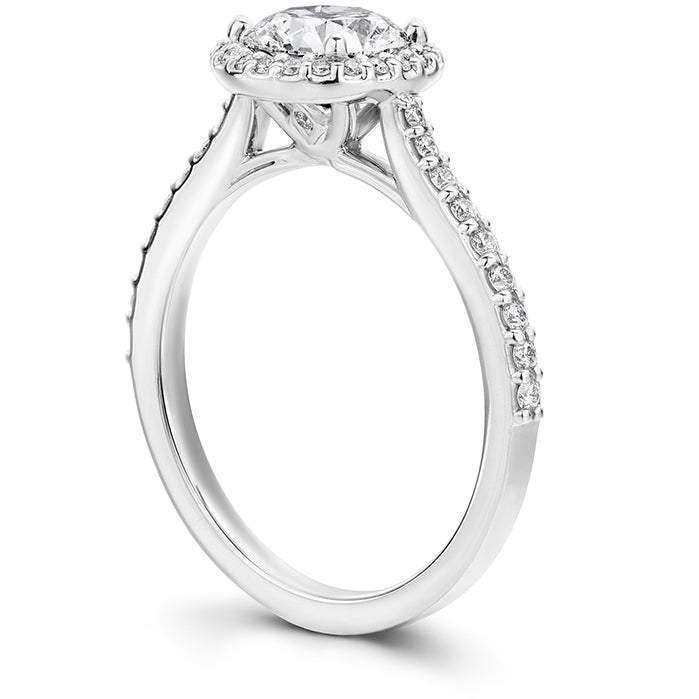 Hearts On Fire Camilla Halo Diamond Engagement Ring