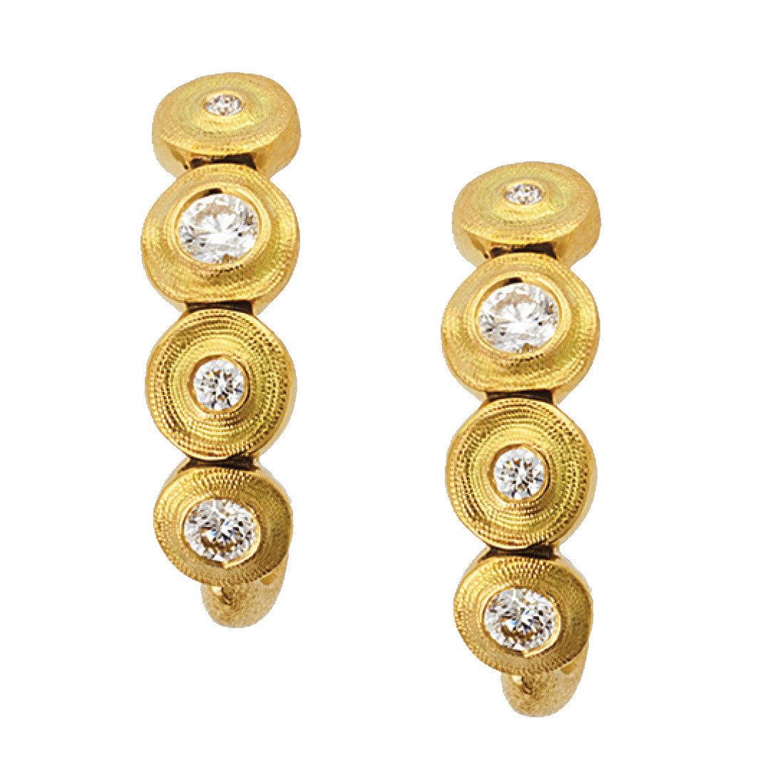 Alex Sepkus Stack Lilly Pad Earrings