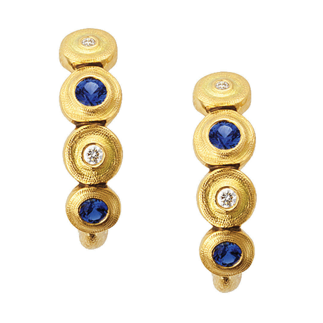 Alex Sepkus Stack Lilly Pad Earrings