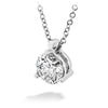 Hearts On Fire Classic 3 Prong Diamond Pendant Necklace