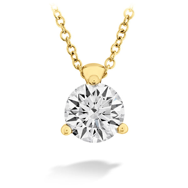 Hearts On Fire Classic 3 Prong Diamond Pendant Necklace