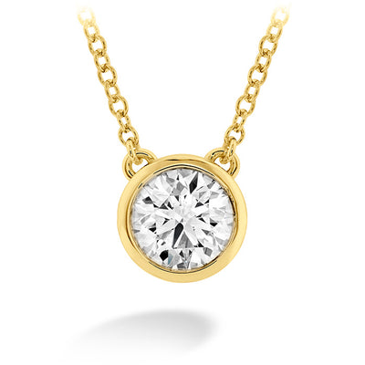 Hearts On Fire Classic Bezel Diamond Pendant Necklace