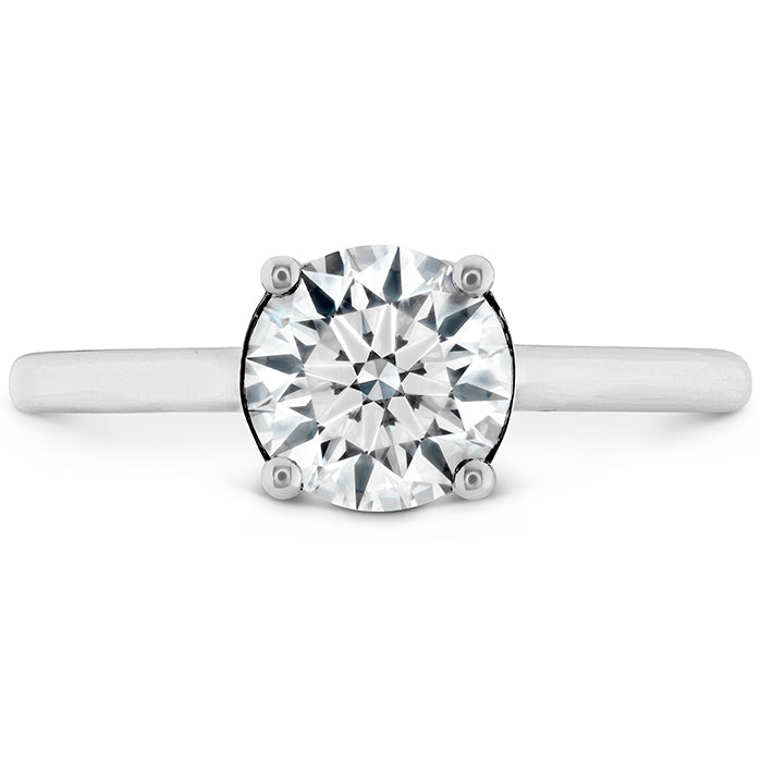 Hearts On Fire Sloane Silhouette Diamond Engagement Ring
