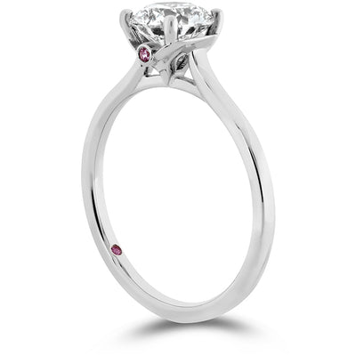 Hearts On Fire Sloane Silhouette Diamond Engagement Ring