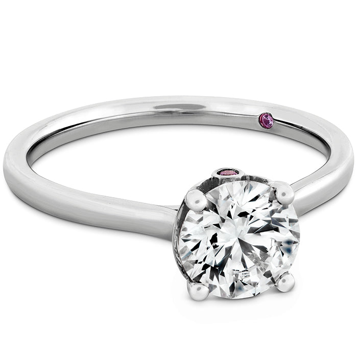 Hearts On Fire Sloane Silhouette Diamond Engagement Ring