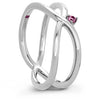 Hearts On Fire Love Code Love Wrap Sapphire Diamond Band