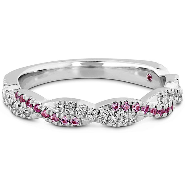 Hearts On Fire Harley Go Boldly Braided Power Sapphire Band