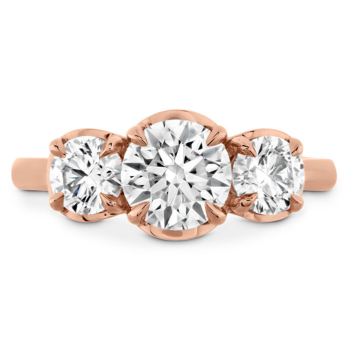 Hearts On Fire Juliette Three Stone Diamond Engagement Ring