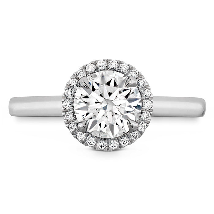 Hearts On Fire Juliette Halo Diamond Engagement Ring