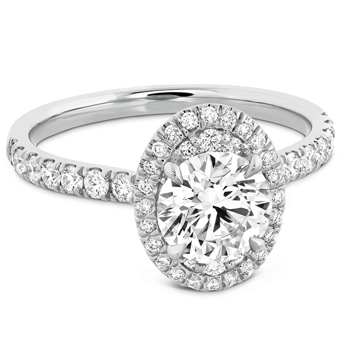 Hearts On Fire Juliette Oval Halo Diamond Engagement Ring