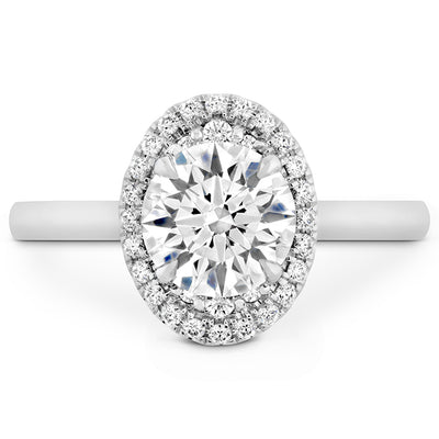 Hearts On Fire Juliette Oval Halo Diamond Engagement Ring