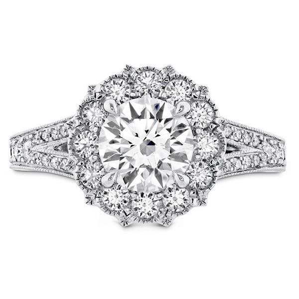 Hearts On Liliana Halo Engagement Ring