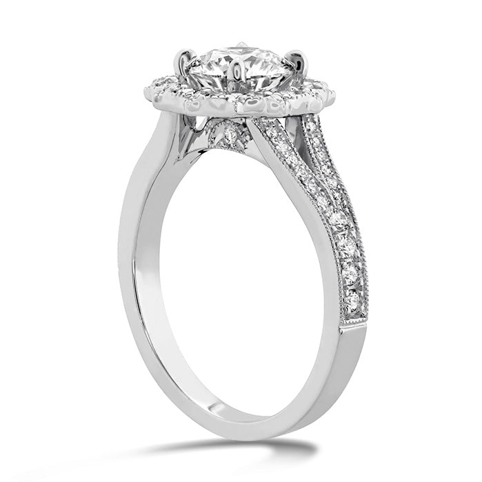 Hearts On Liliana Halo Engagement Ring