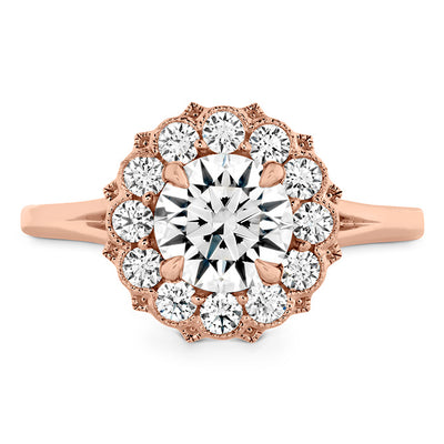 Hearts On Liliana Halo Engagement Ring