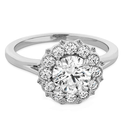 Hearts On Liliana Halo Engagement Ring