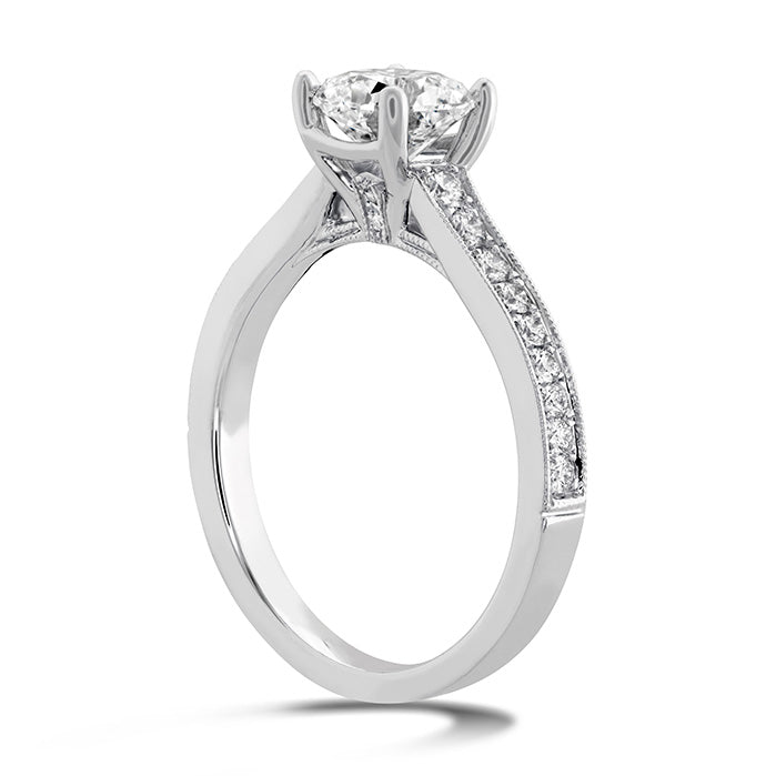 Hearts On Fire Liliana Milgrain Dream Diamond Engagement Ring