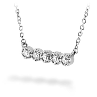 Hearts On Fire Liliana Milgrain Diamond Bar Necklace