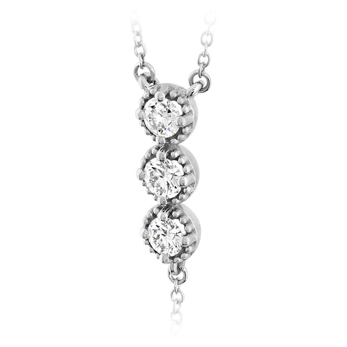 Hearts On Fire Liliana Milgrain Diamond Lariat Necklace