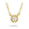 Hearts On Fire Liliana Milgrain Single Diamond Pendant Necklace