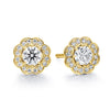 Hearts On Fire Lorelei Halo Stud Diamond Earrings