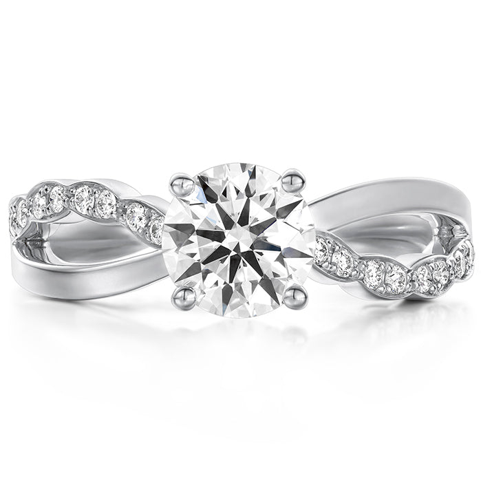 Hearts On Fire Lorelei Lorelei Diamond Twist Engagement Ring