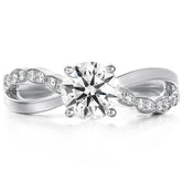Hearts On Fire Lorelei Lorelei Diamond Twist Engagement Ring