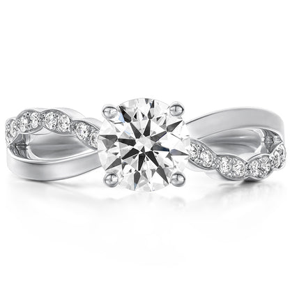 Hearts On Fire Lorelei Lorelei Diamond Twist Engagement Ring