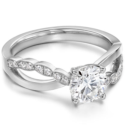 Hearts On Fire Lorelei Lorelei Diamond Twist Engagement Ring